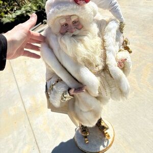 Mark Roberts rare large vintage iceskating Santa 24inch limited edition numbered